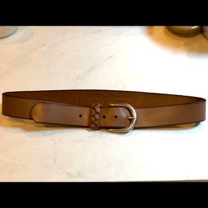 Leather belt